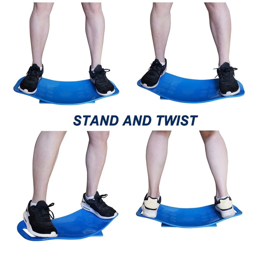 Simply Fit Board Orange Core Balance Board with Twist Motion and Handles Active - Picture 2 of 9